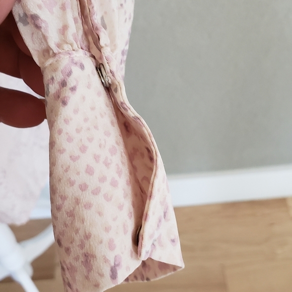 Rory Beca Silk snake Print shirt style dress Size Small long sleeve - Picture 2 of 8